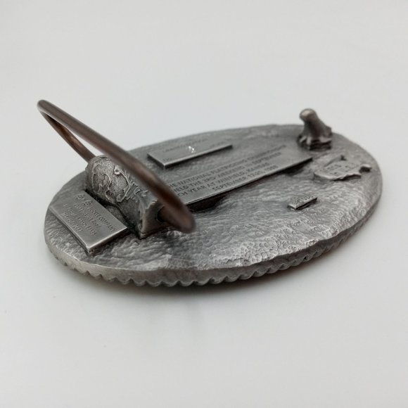 Acoustic Guitar 1998 Belt Buckle Walnut Valley Festival 27th Winfield KS Music - Picture 8 of 8